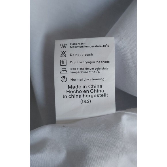 Mens Coofandy White W/Black Embroidery LS Western Cowboy Rodeo Shirt Size XXL - Picture 8 of 10